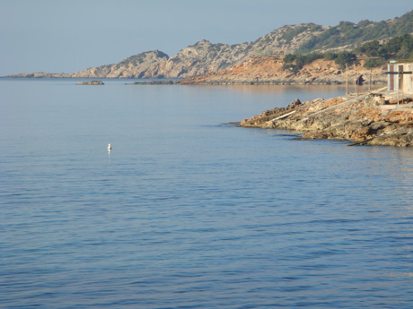 Calm sea ibiza photo