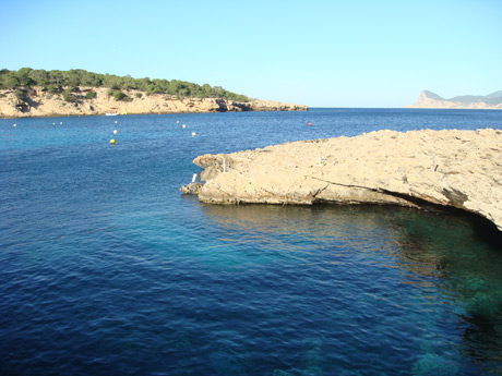 Coastal landscape ibiza photo
