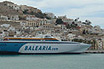 Balearia Ferry In Ibiza Harbor