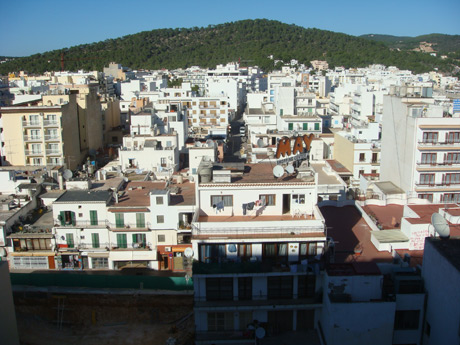 Urban landscape ibiza photo