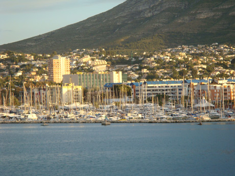 Yachts at marina ibiza photo
